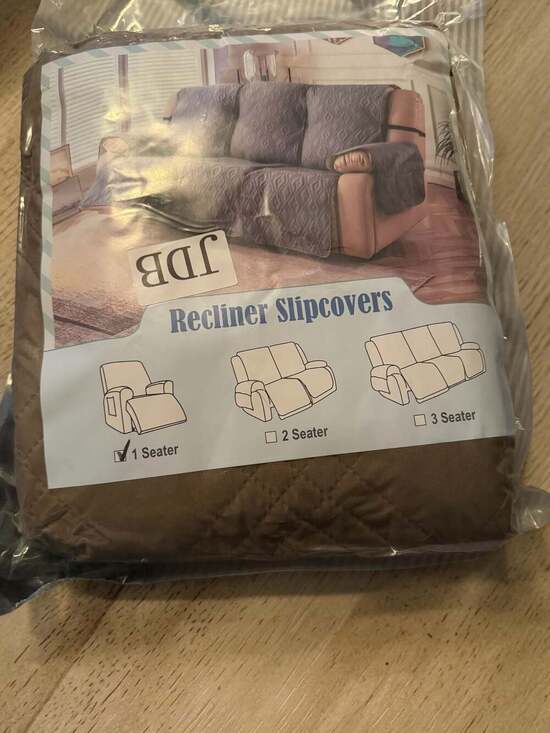JDB Other - JDB 1 Seater Recliner Slipcover Quilted Furniture Protector